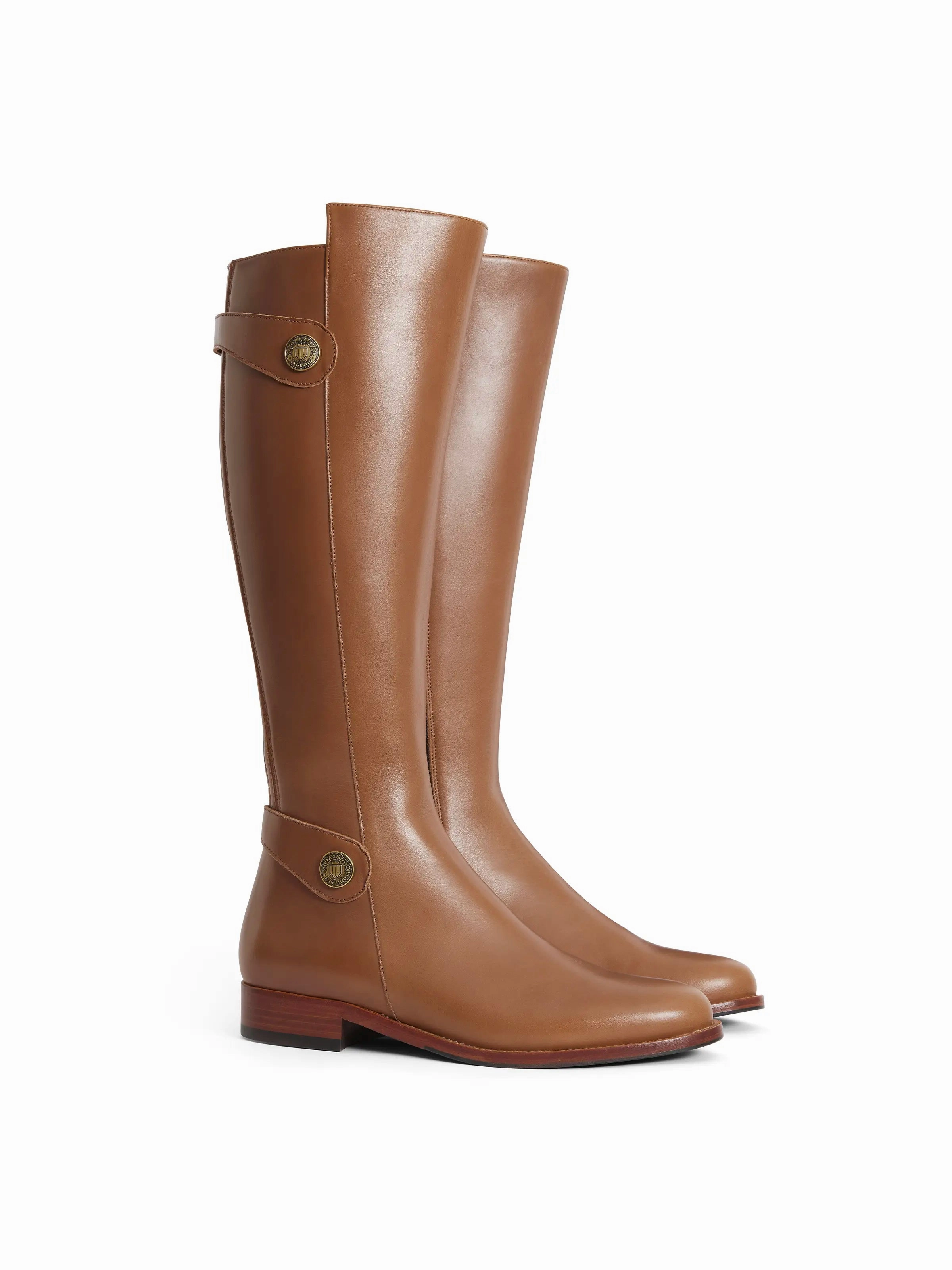 Flat Upton - Tan Leather