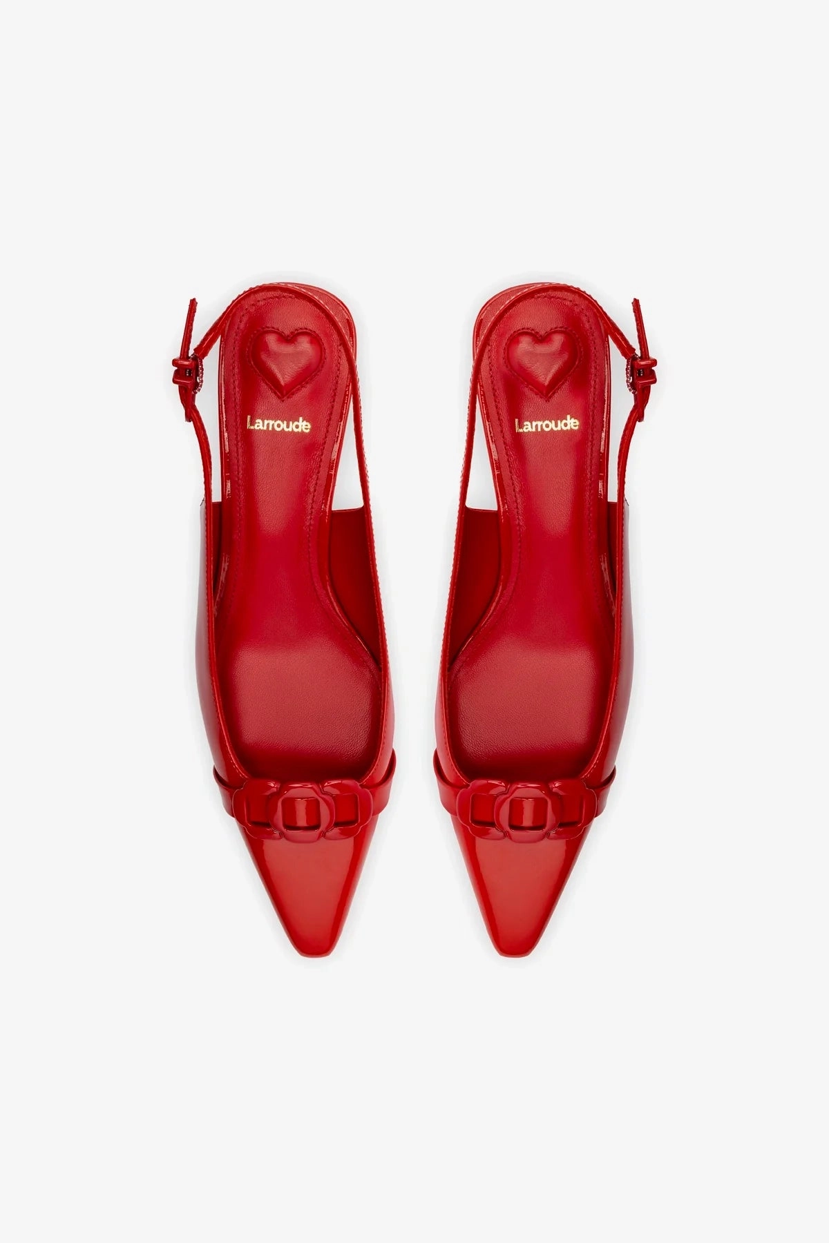 Franca Pump In Scarlet Patent Leather