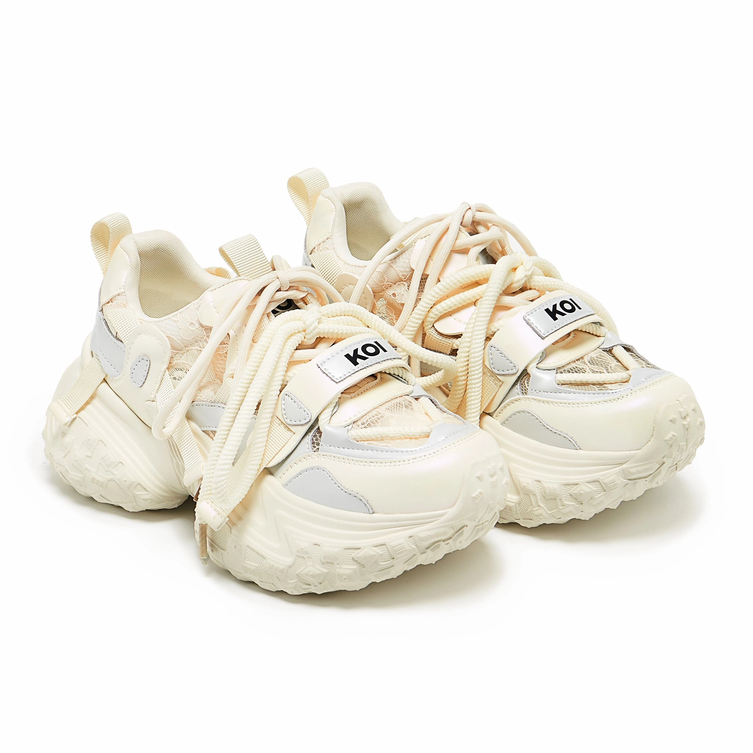 Frozen Shores Mega Chunky Trainers - Vanilla