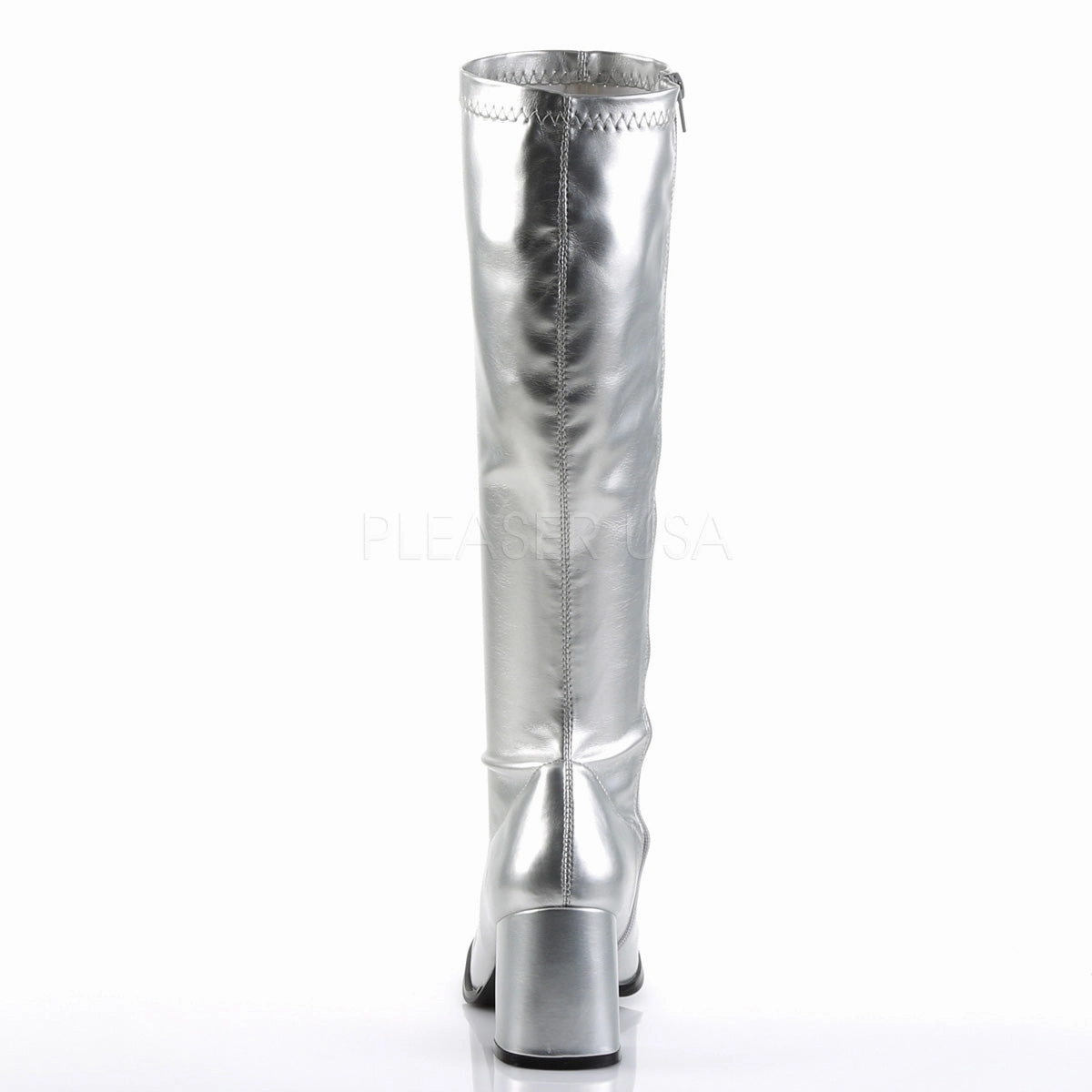 GOGO-300  Silver Metallic Str Pu