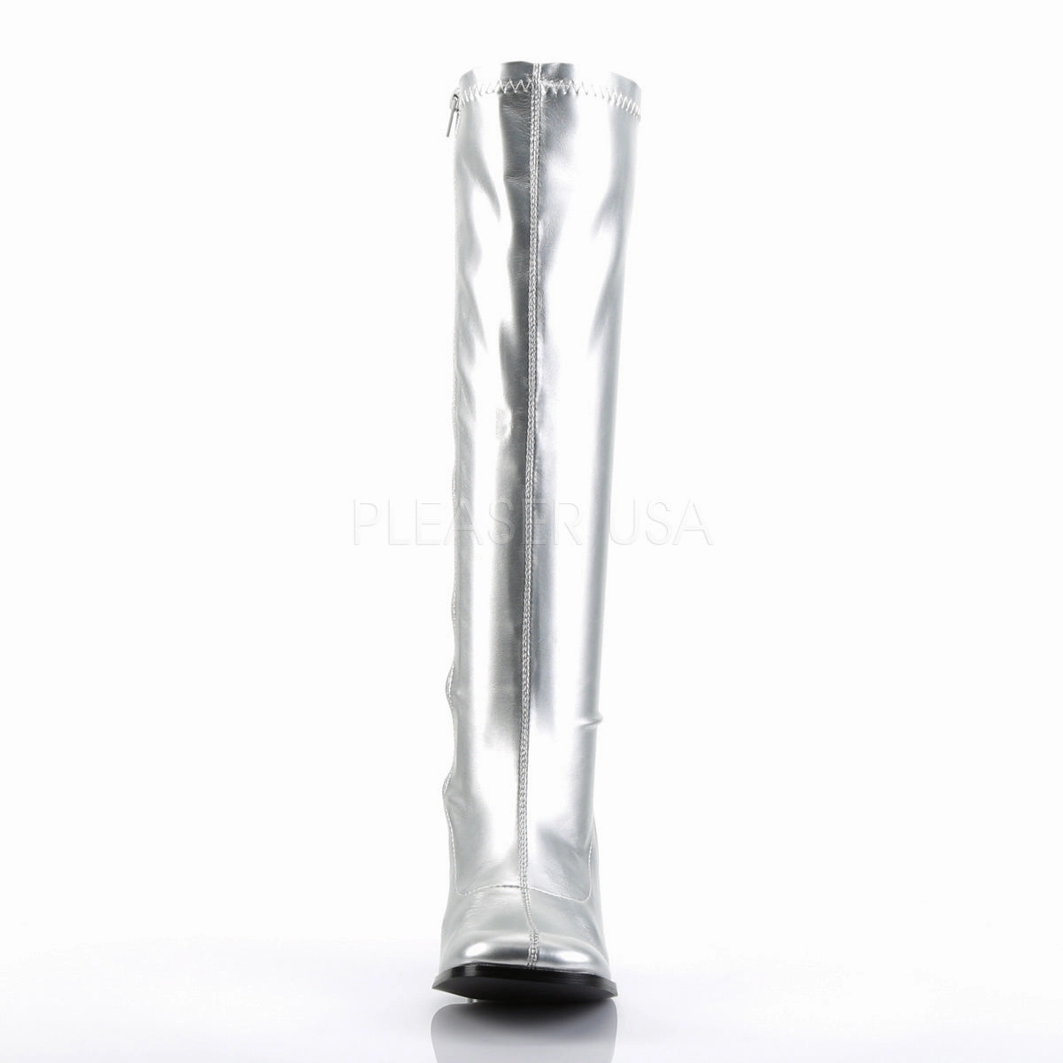 GOGO-300  Silver Metallic Str Pu
