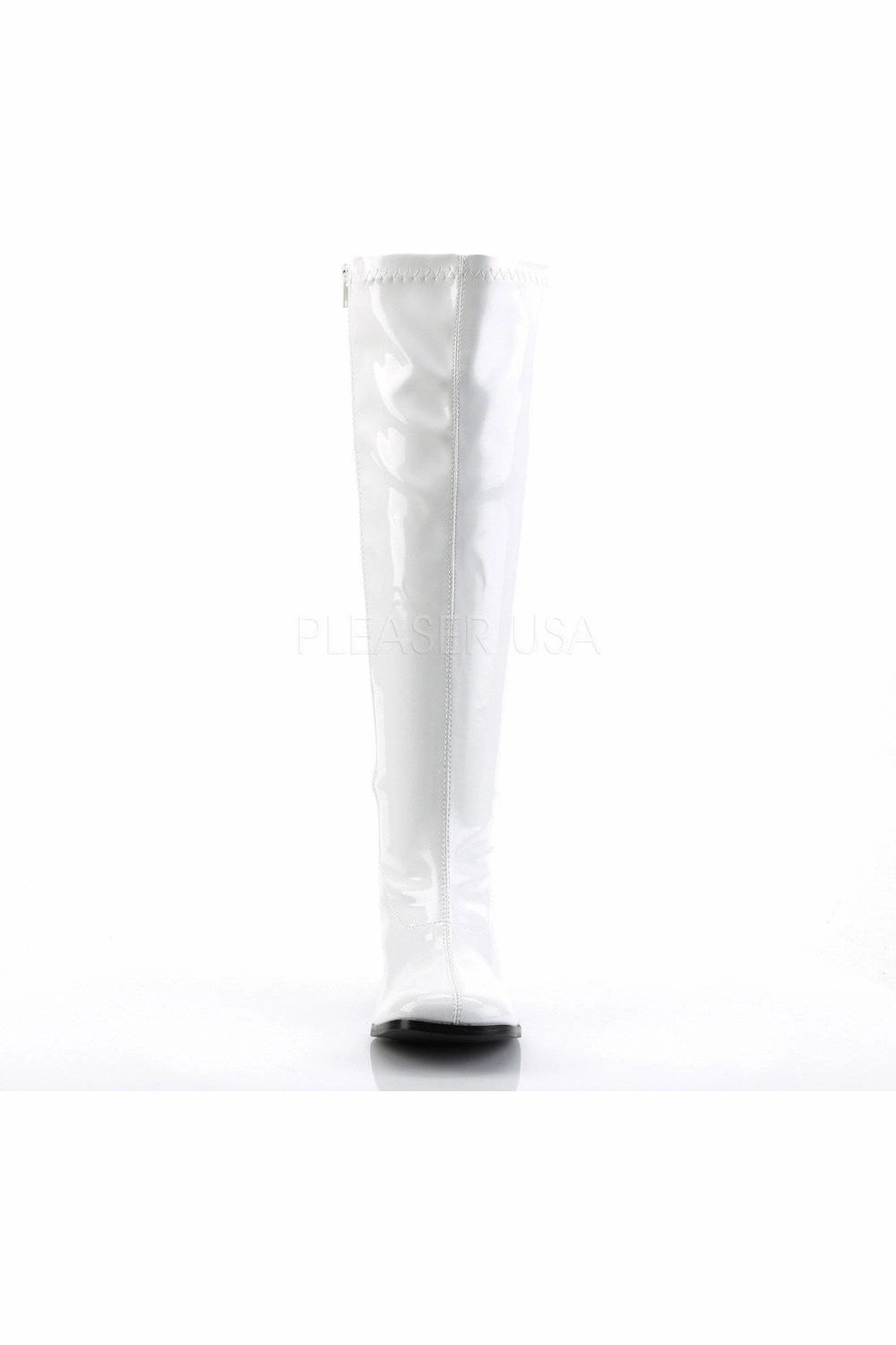 GOGO-300WC Go Go Boot | White Patent