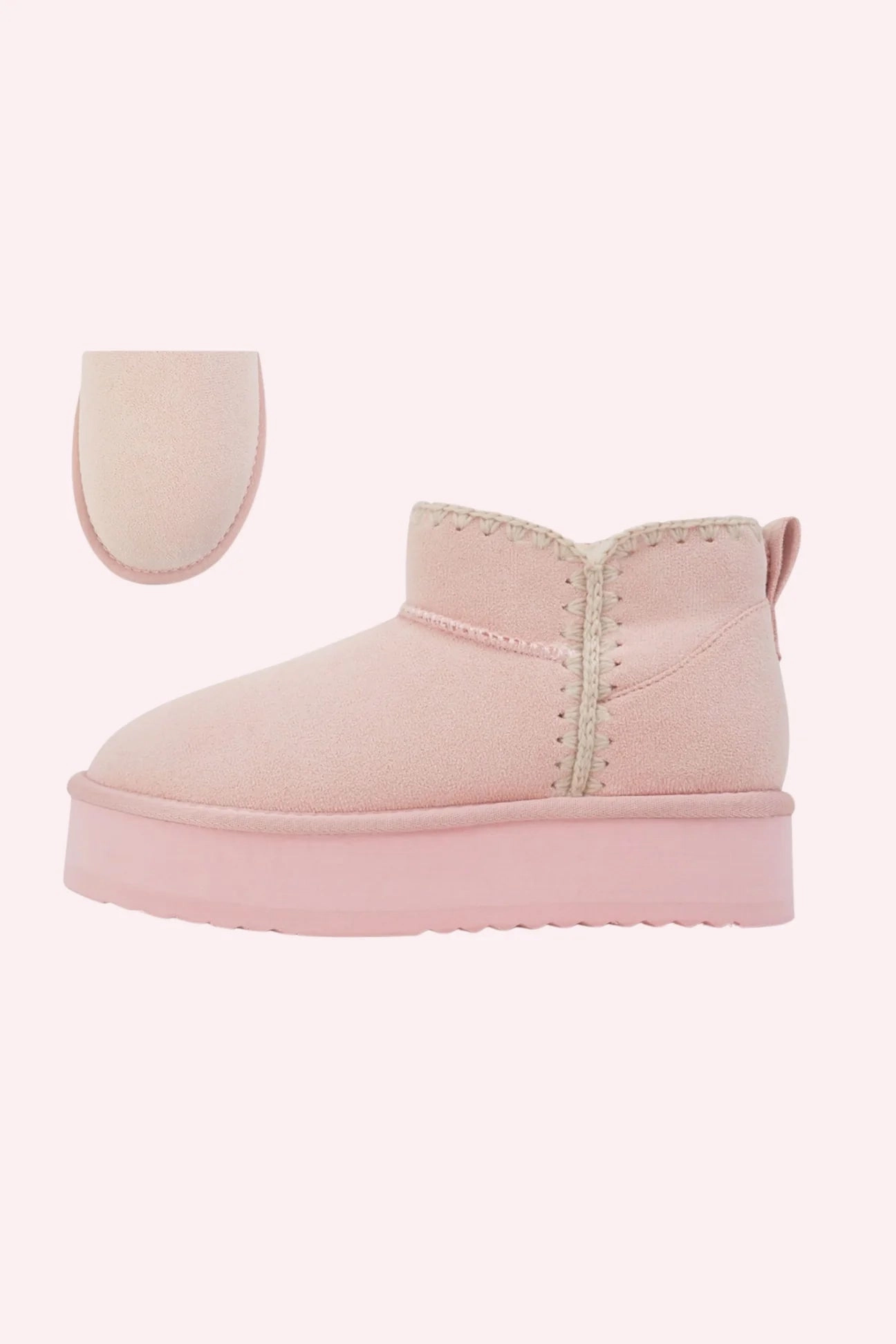 Groove Platform Ankle Booties
