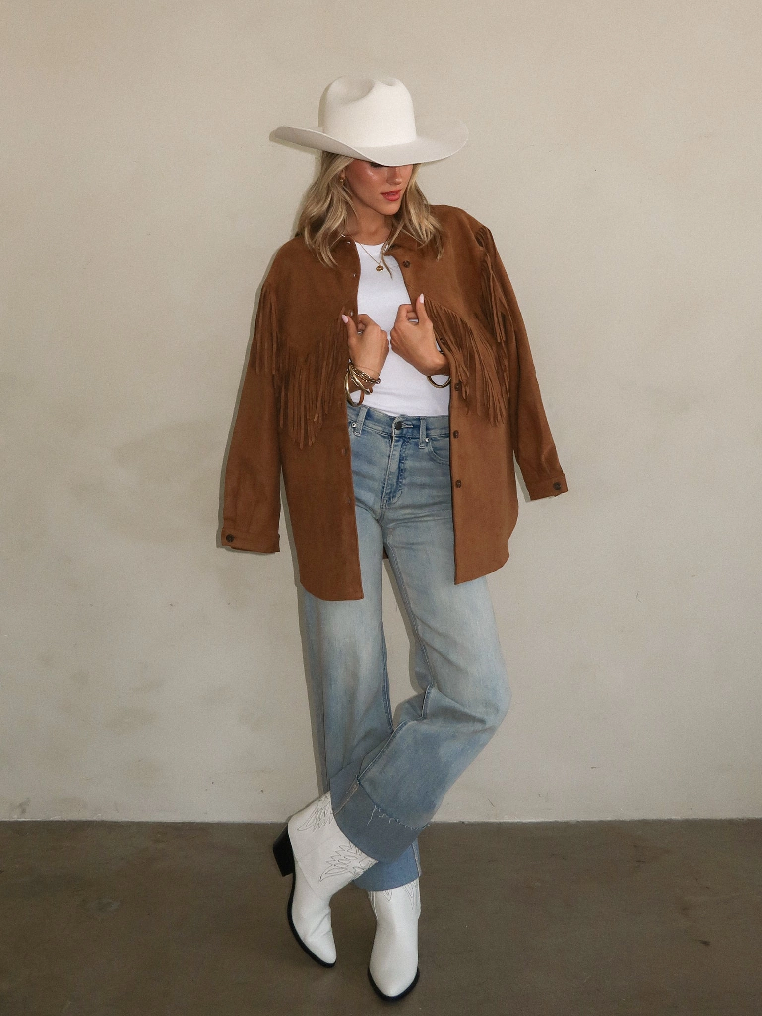 Harlow Fringe Suede Jacket