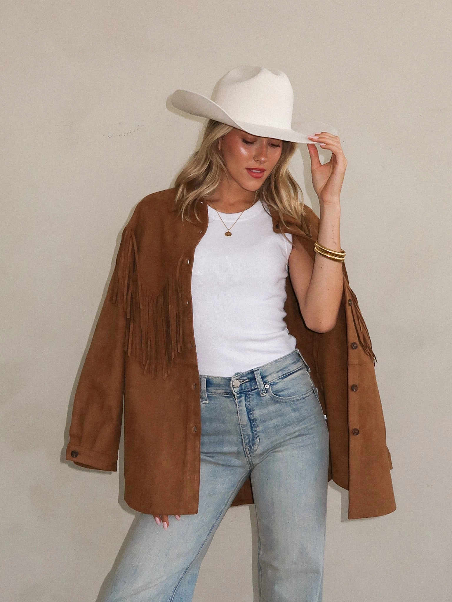 Harlow Fringe Suede Jacket