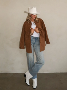 Harlow Fringe Suede Jacket