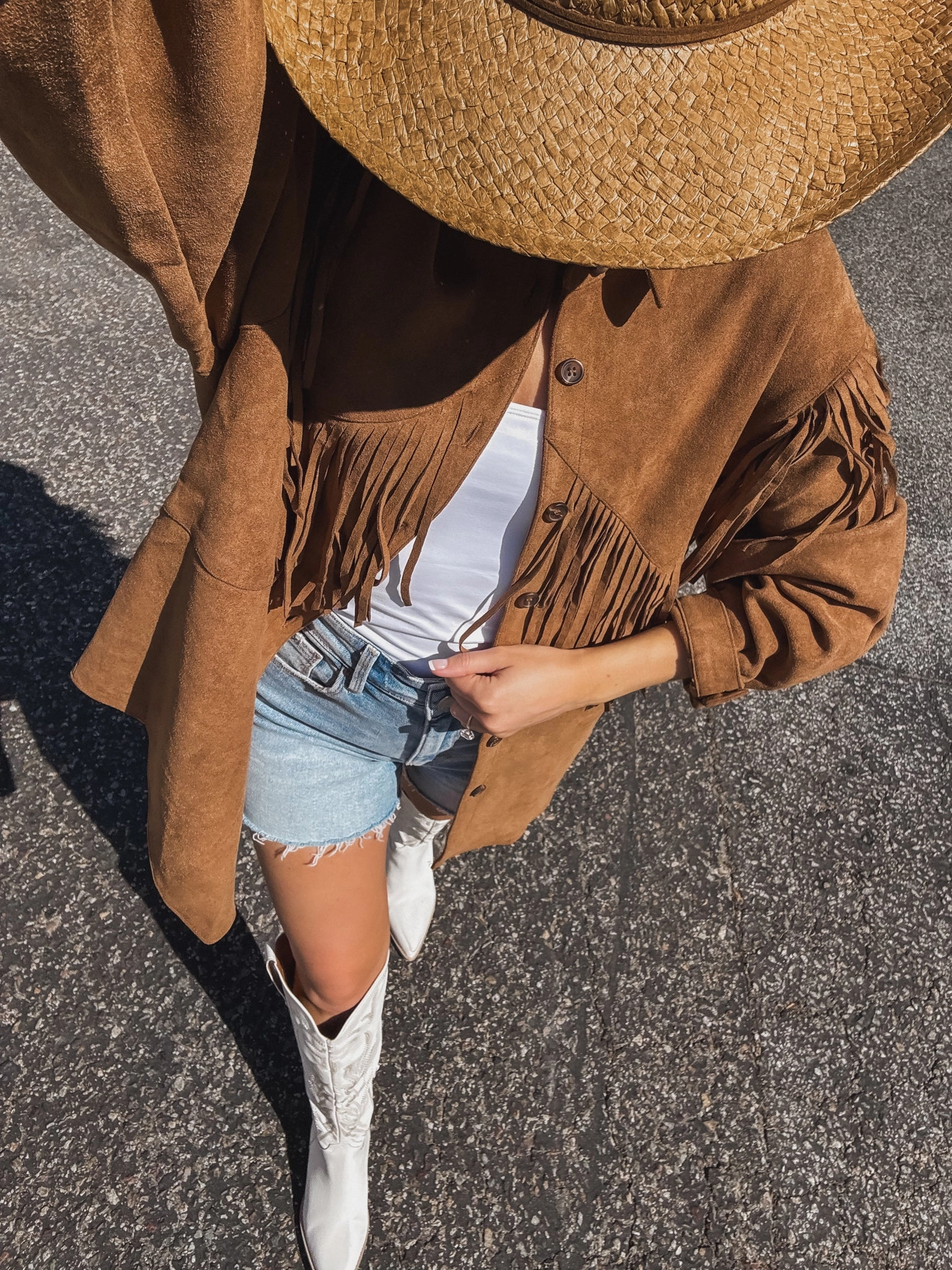 Harlow Fringe Suede Jacket