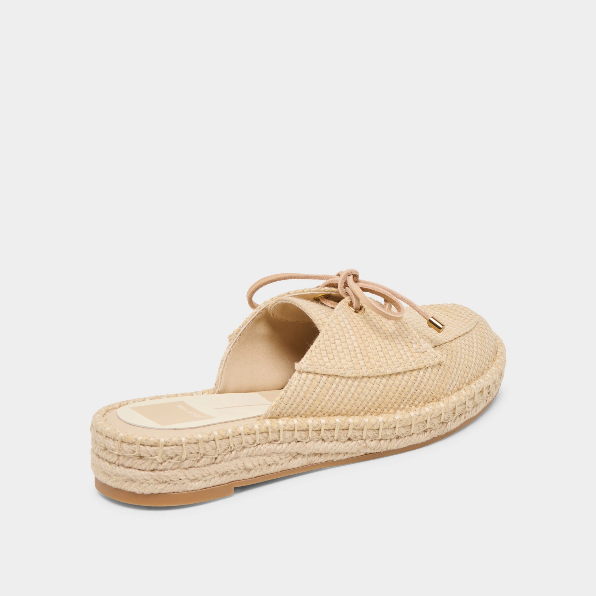 HATIE FLATS NATURAL RAFFIA
