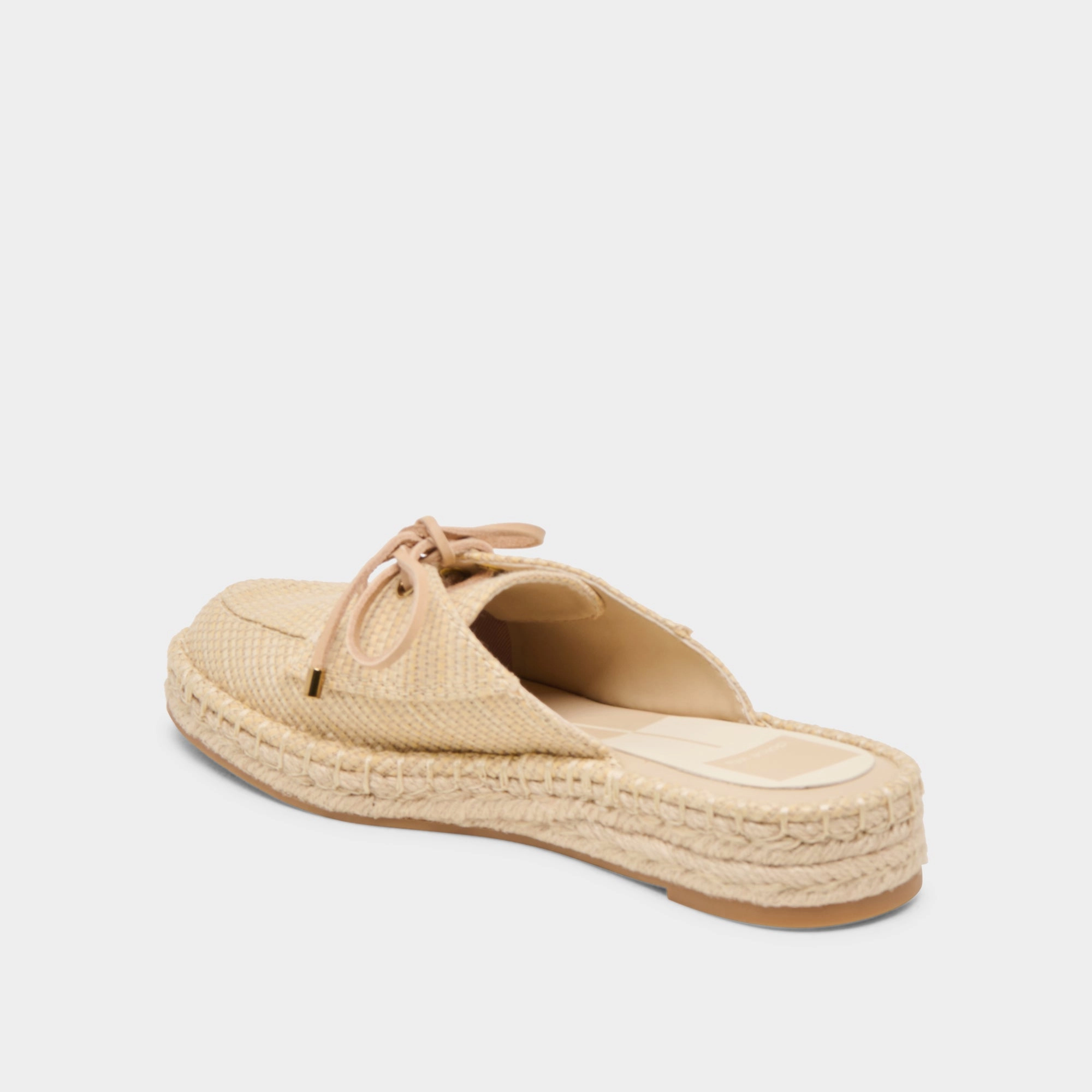 HATIE FLATS NATURAL RAFFIA