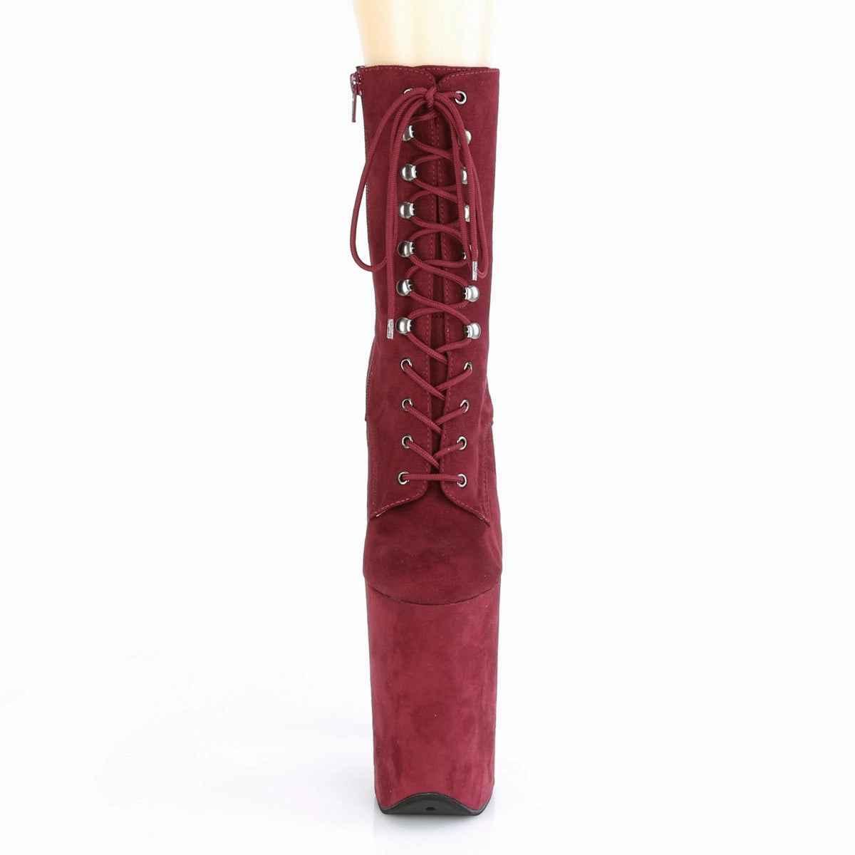 INFINITY-1020FS  Burgundy Faux Suede/Burgundy Faux Suede