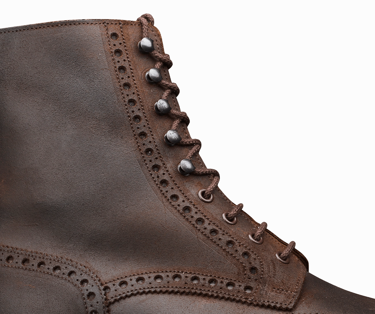 Islay Dark Brown Rough-Out Suede