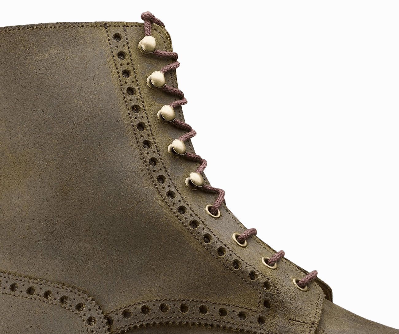 Islay Green Rough-Out Suede