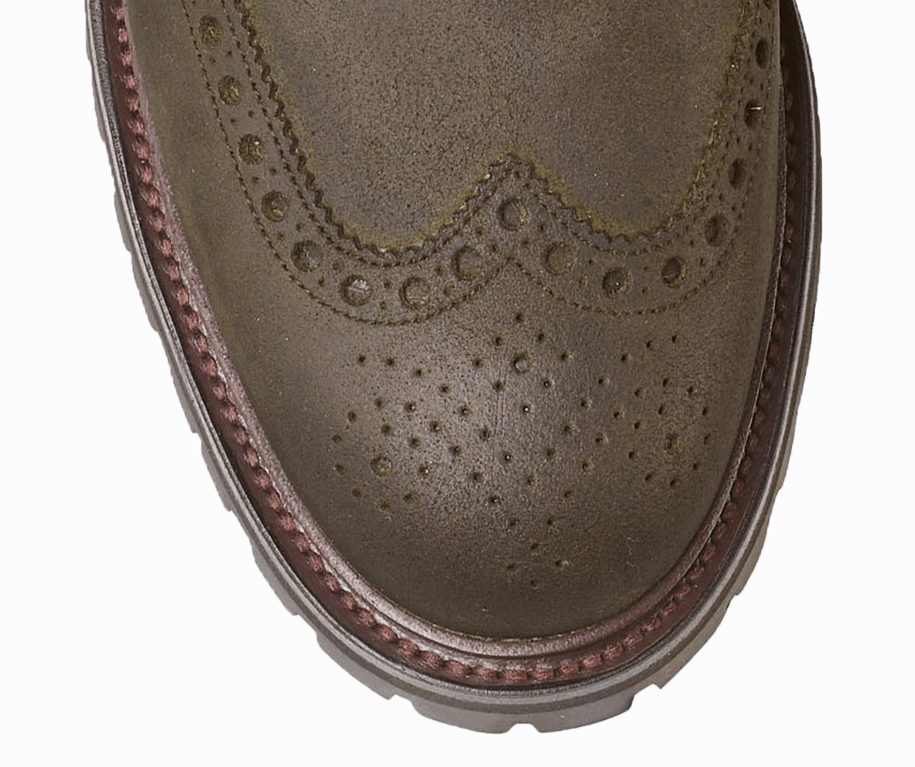 Islay Green Rough-Out Suede