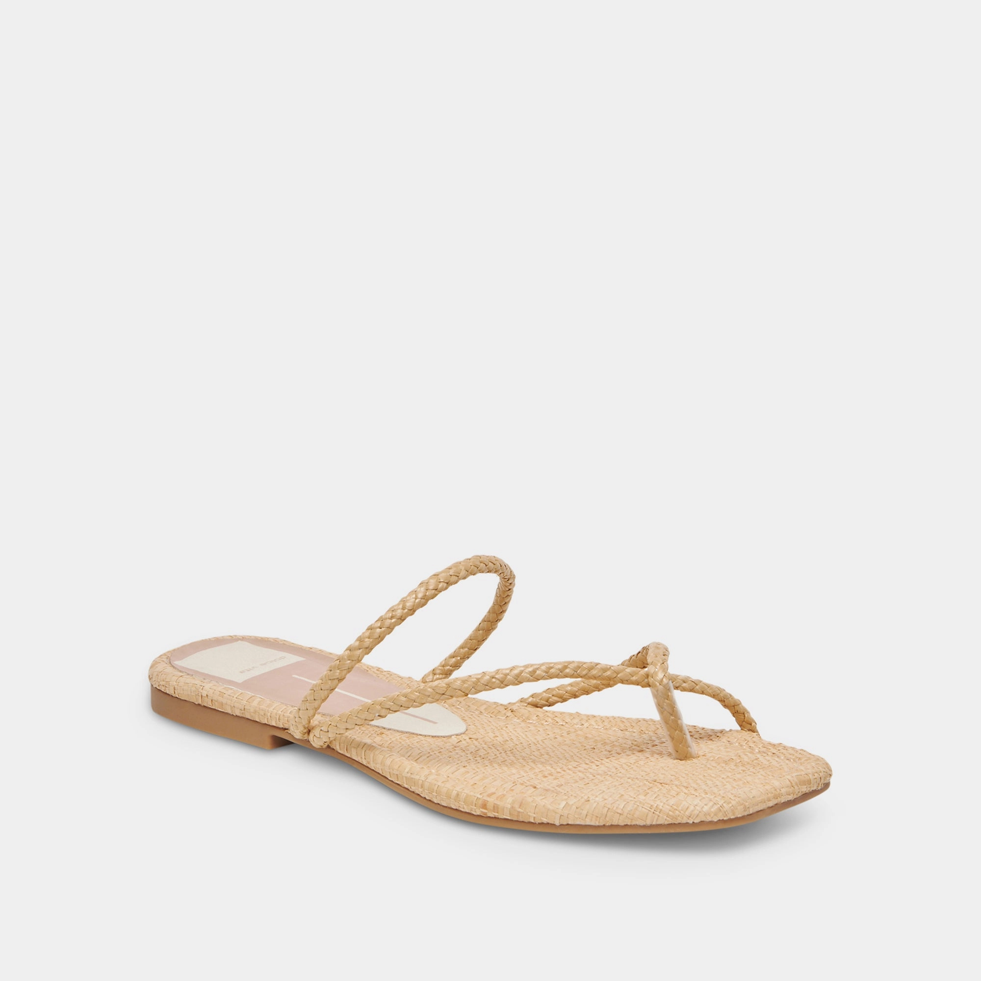 LEANNA SANDALS LT NATURAL RAFFIA