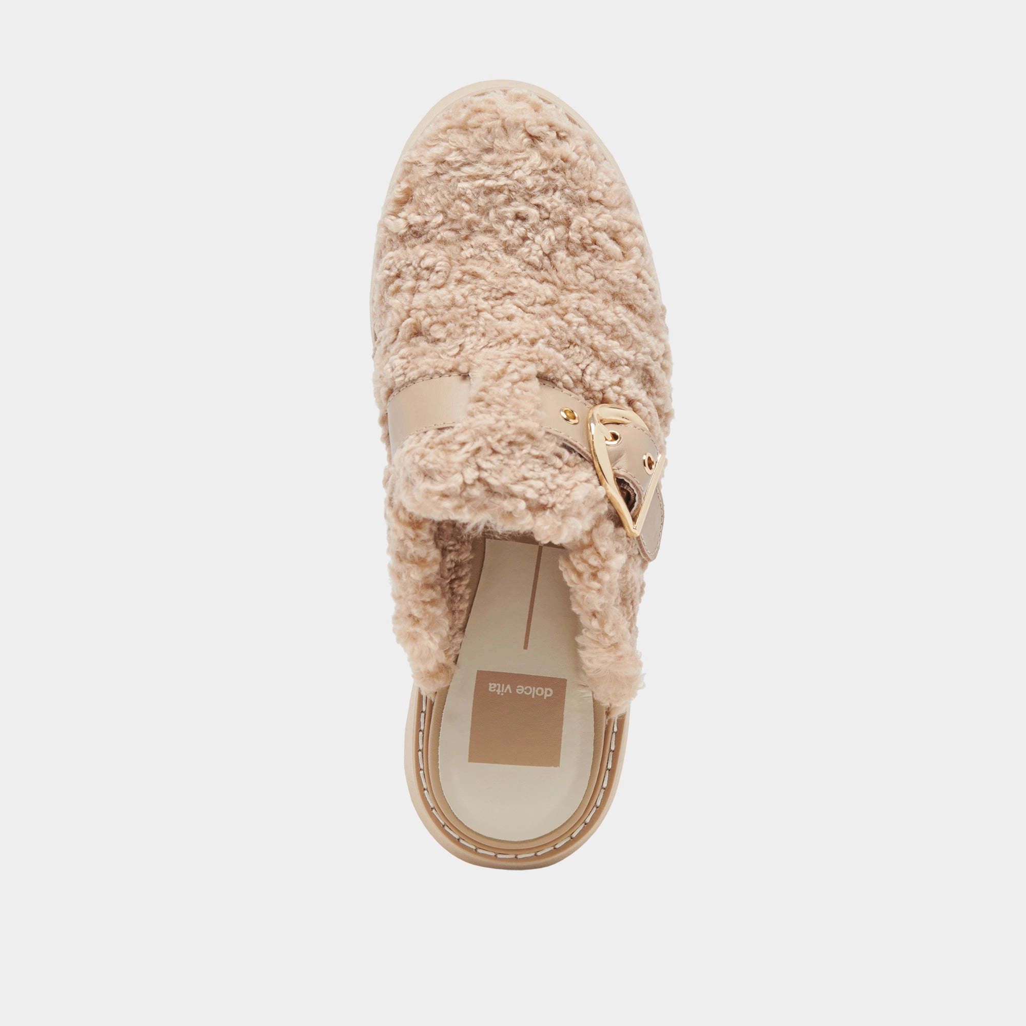 LELANI PLUSH FLATS NATURAL PLUSH