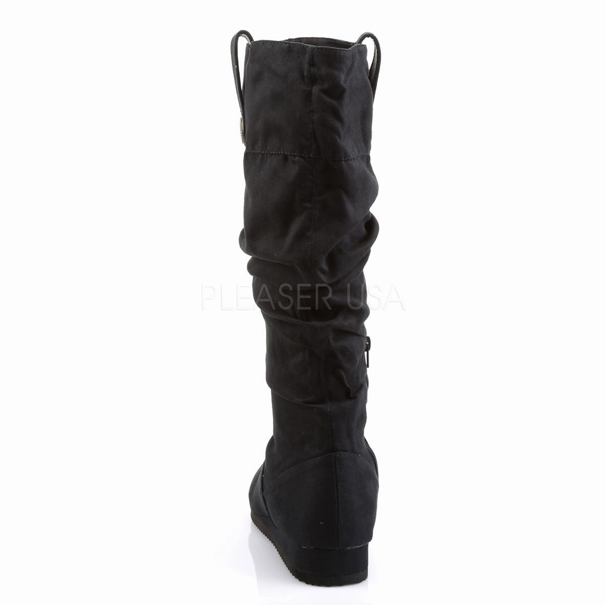 Men's Black Microfiber Renaissance Medieval Pirate Boots
