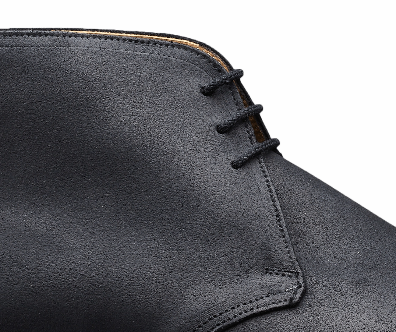 Molton Black Rough-Out Suede