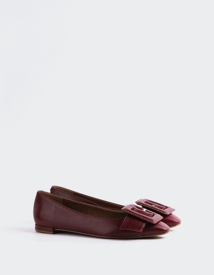 Mulan Bordeau Leather