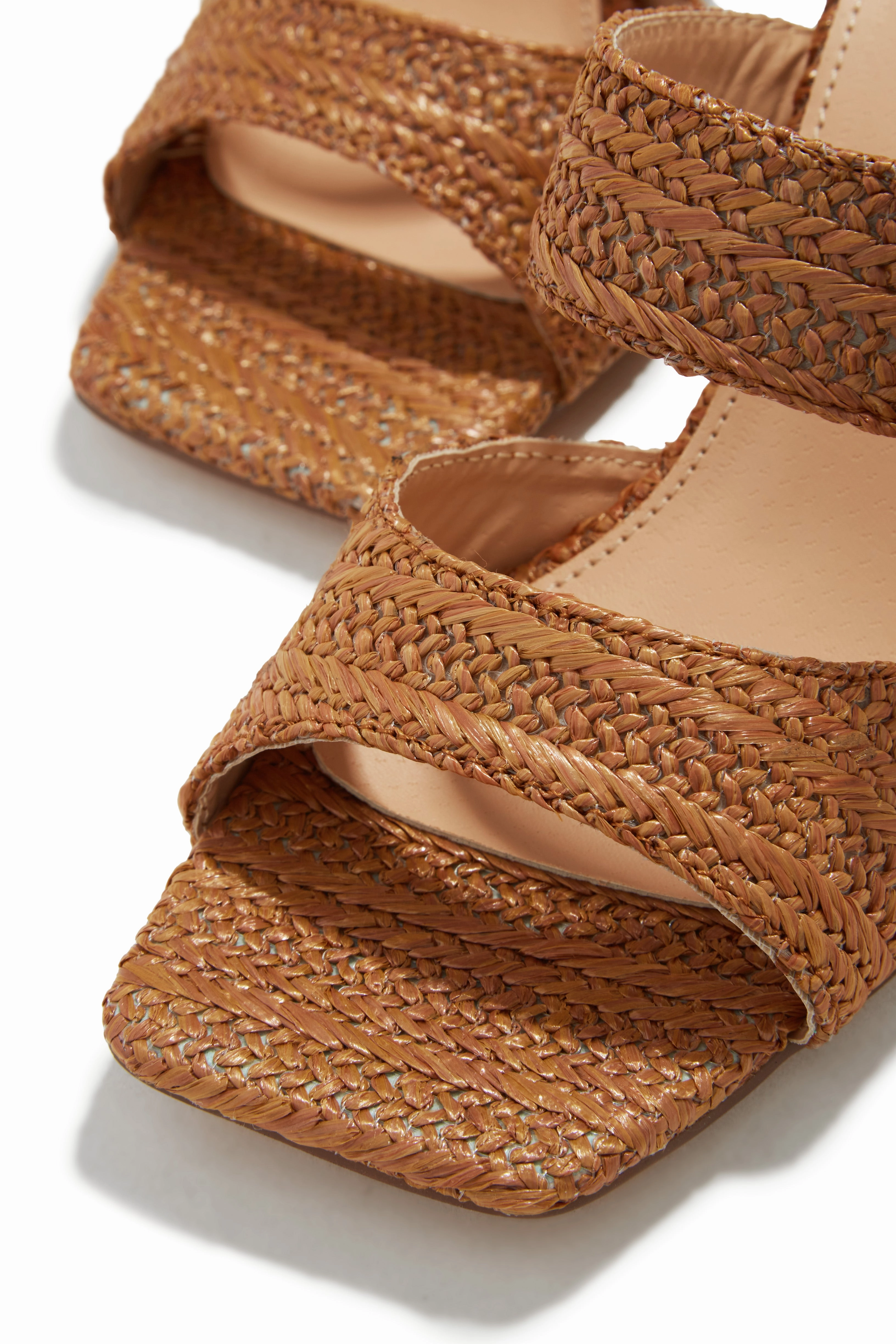 Naya Block Heel Mules - Tan