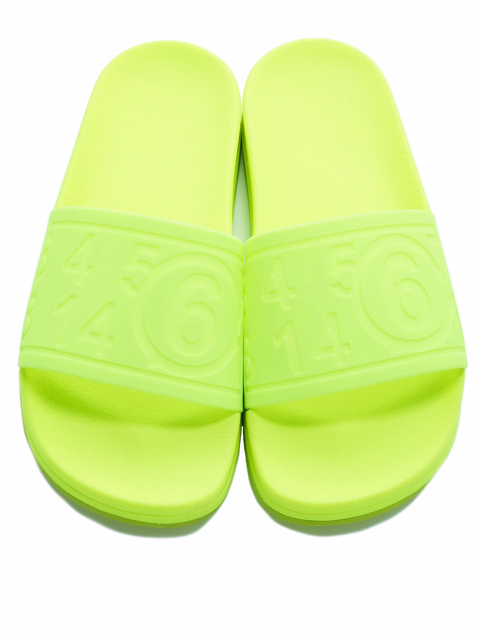 No. 6 Neon Slides (S59WX0060-P3996-BRIGHT-YELLOW)