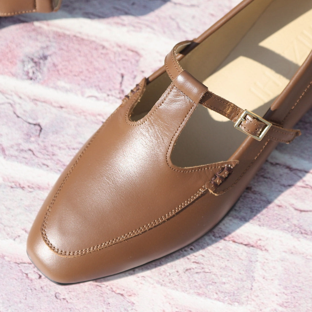 OLIVIA - t bar strap loafer