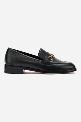 Patricia Loafer In Black Leather
