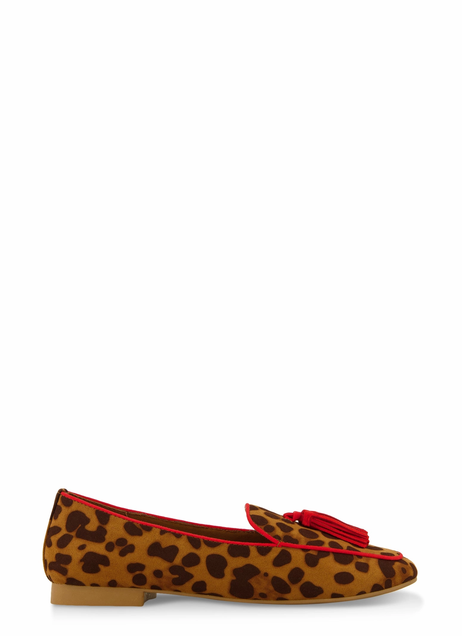Patterned Tassel Loafers