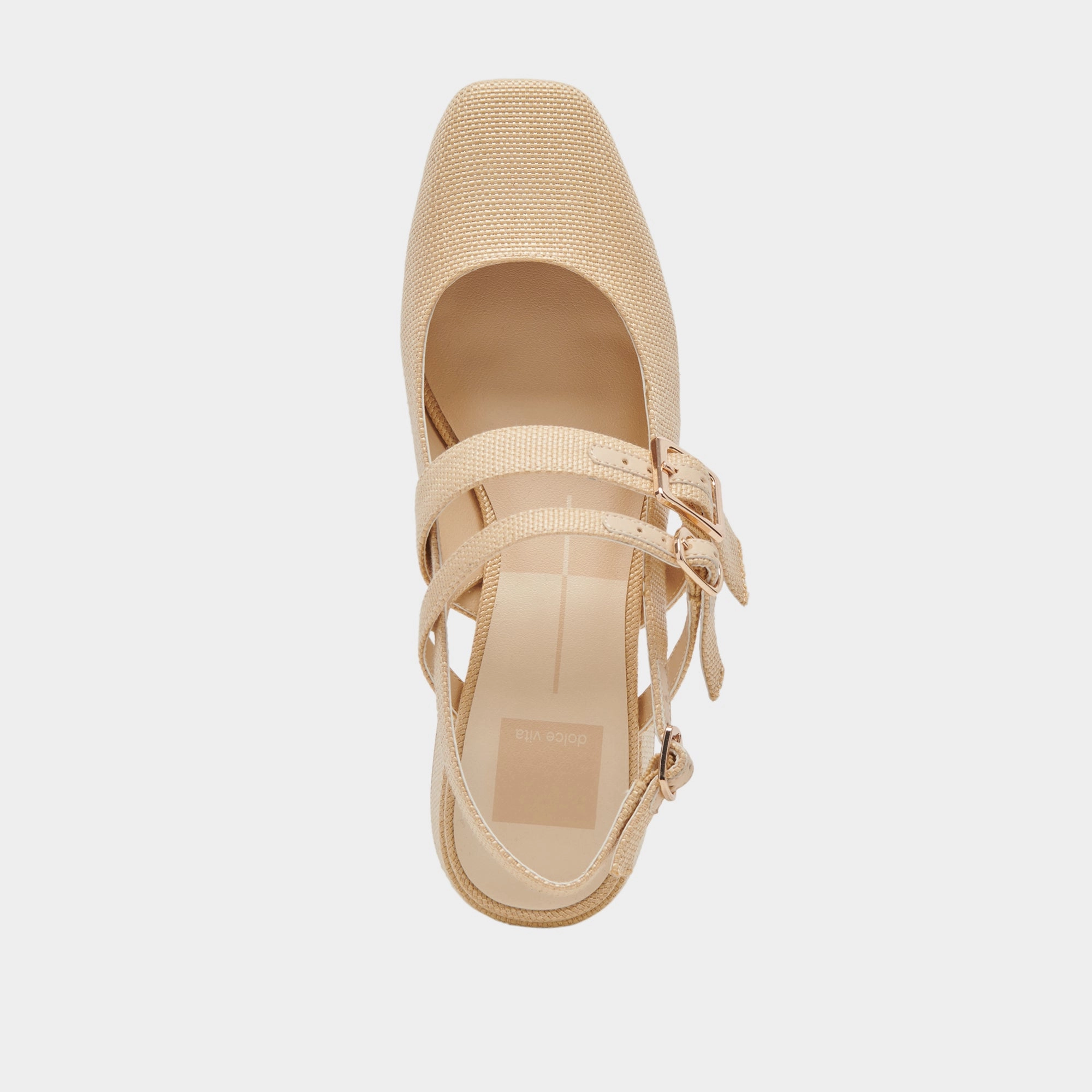 PATZY HEELS NATURAL RAFFIA