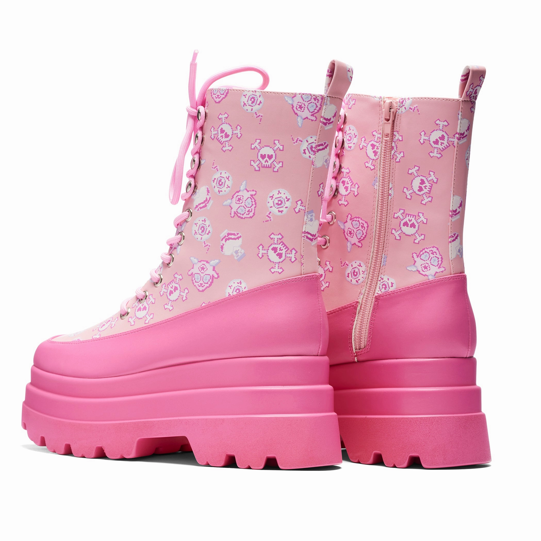Pink Magic Yami Printed Trident Boots