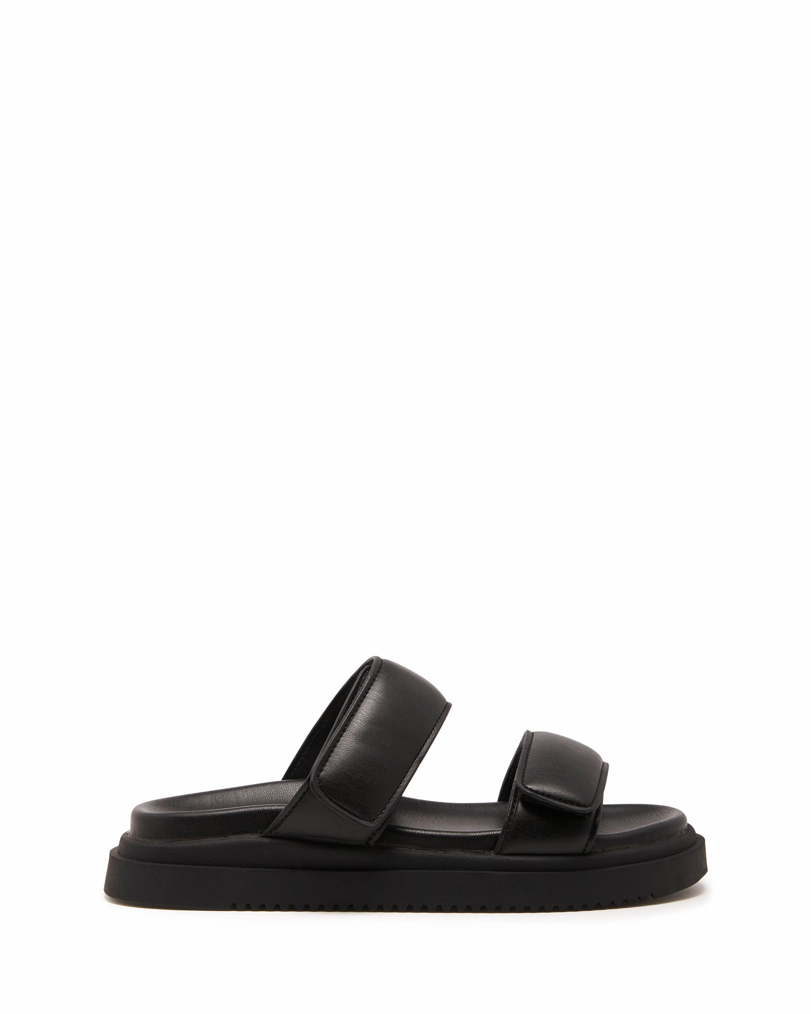 Pivot Flatform Sandal Black Smooth