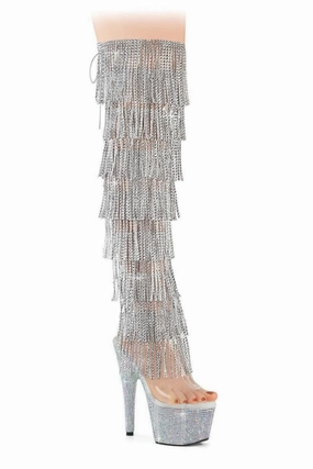Pleaser BEJEWELED-3019C-RSF Thigh Boot