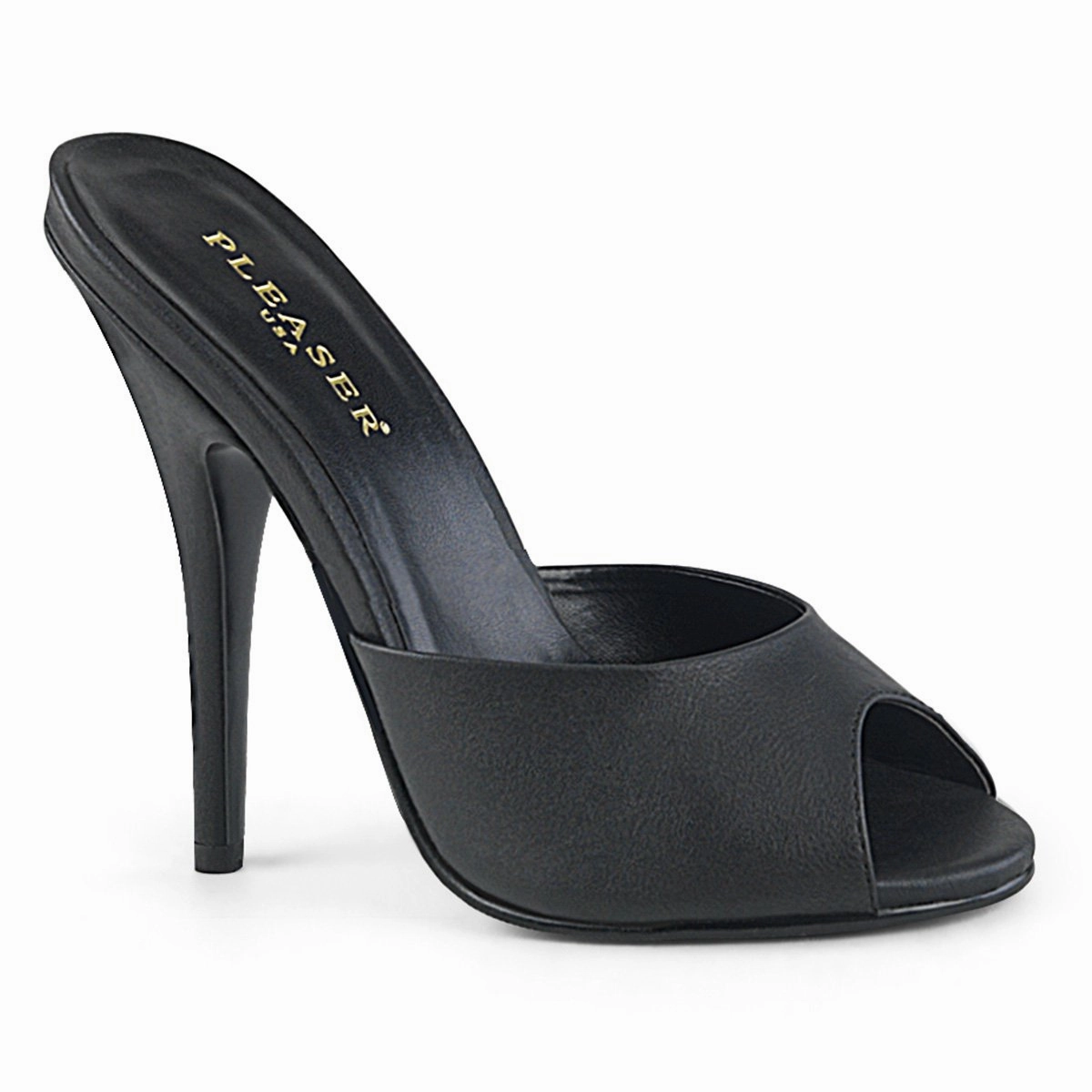 Pleaser Seduce-101-Black-Size 6-Clearance