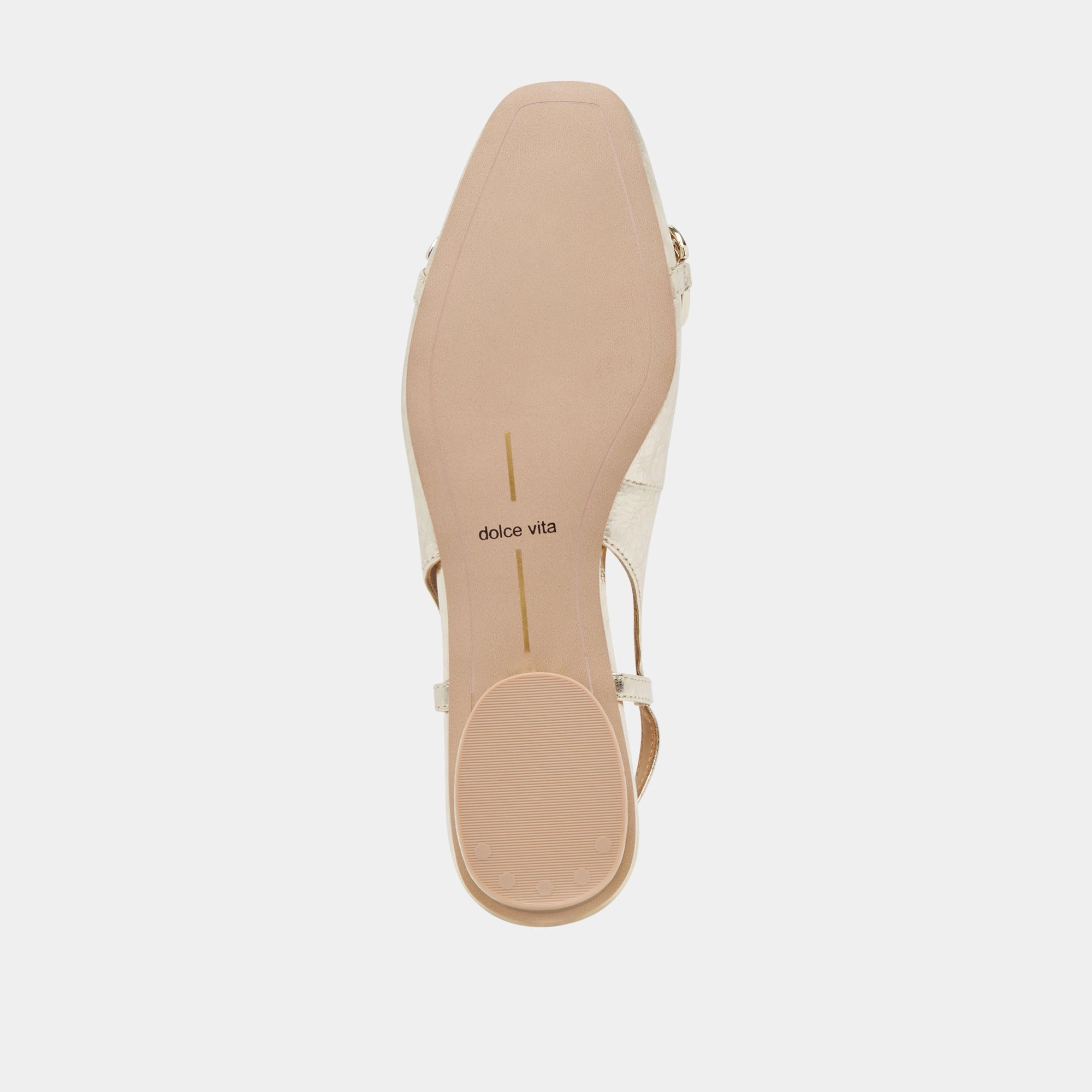 RAMANO FLATS PLATINUM DISTRESSED LEATHER