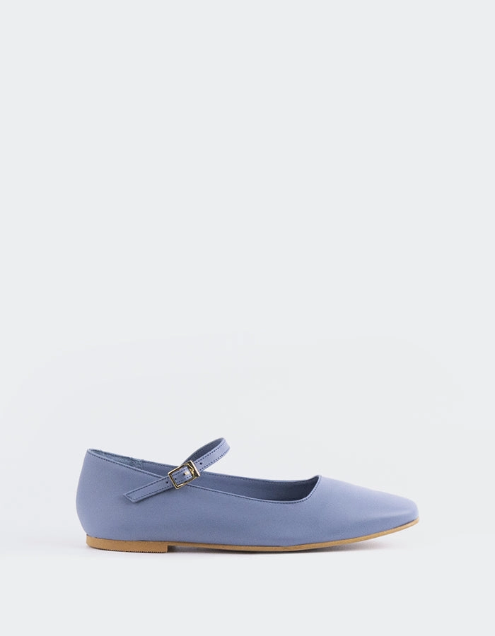 Reubena Blue Leather