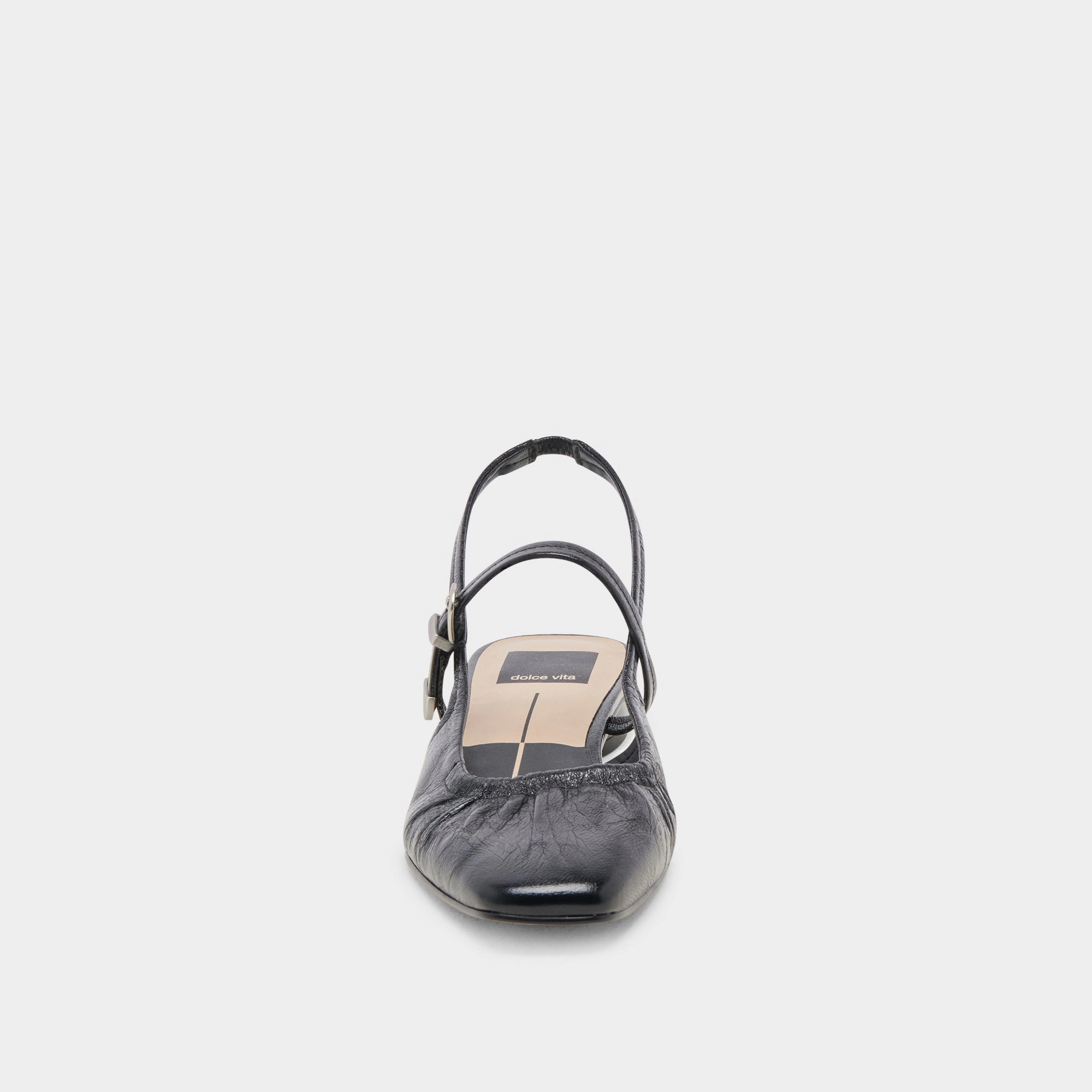 RIANNE FLATS MIDNIGHT CRINKLE PATENT - re:vita