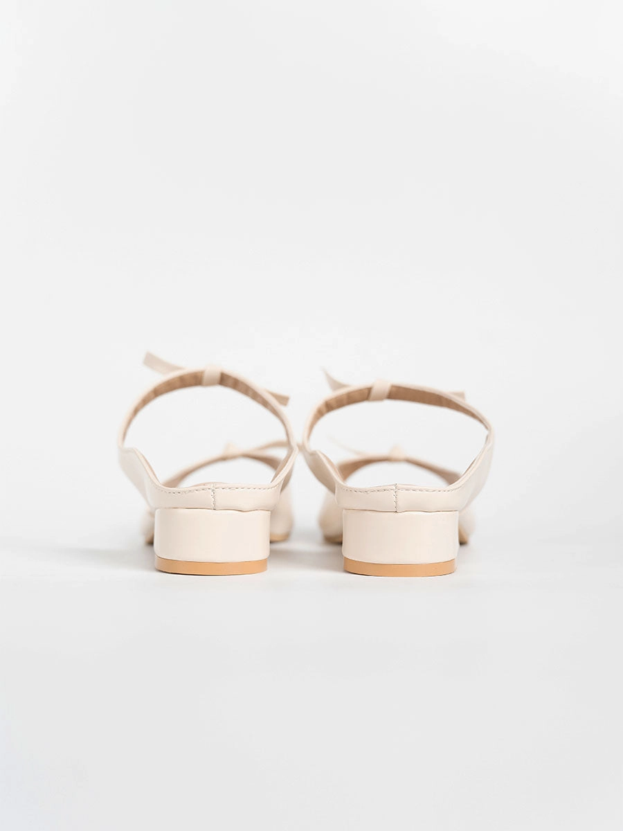 Ribbon Sandal Mules