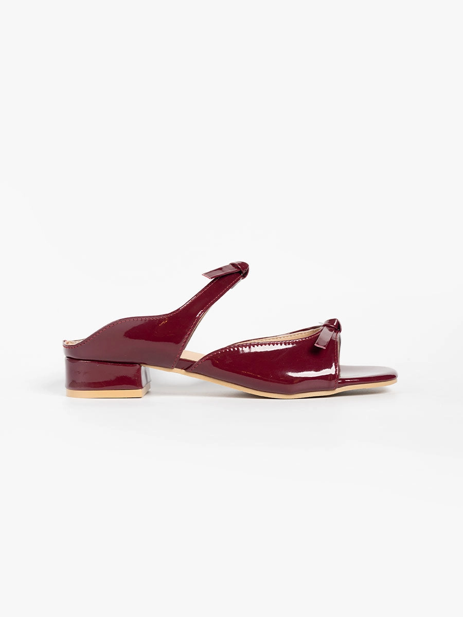 Ribbon Sandal Mules