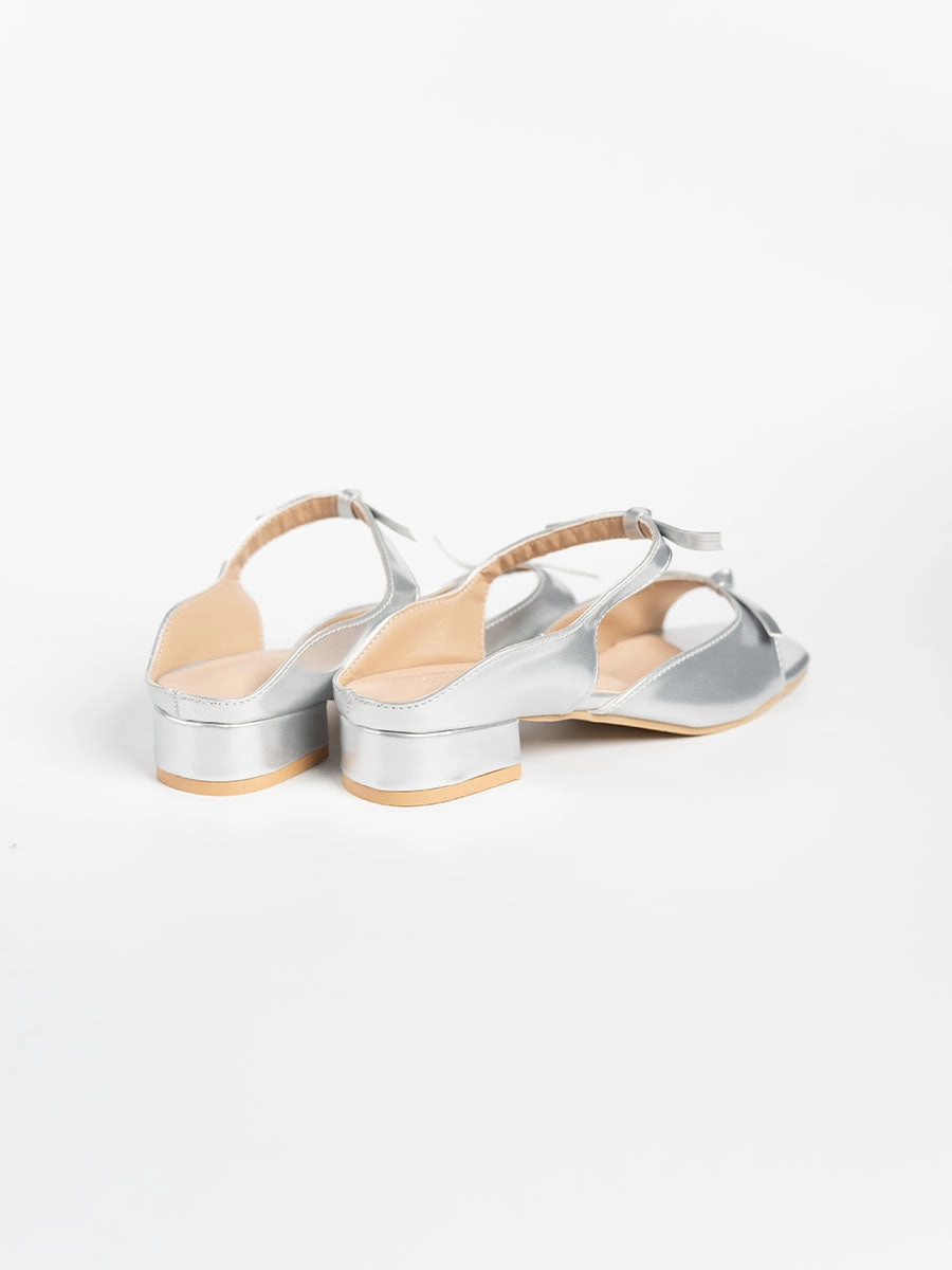 Ribbon Sandal Mules