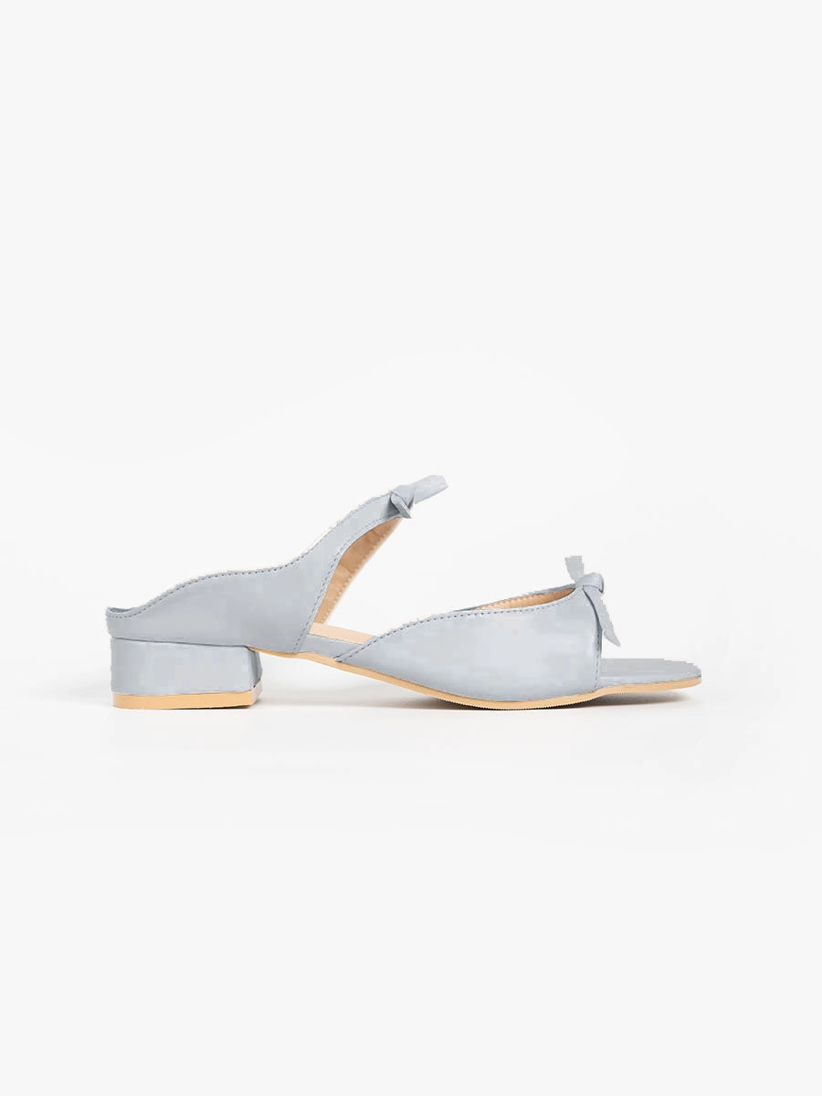 Ribbon Sandal Mules