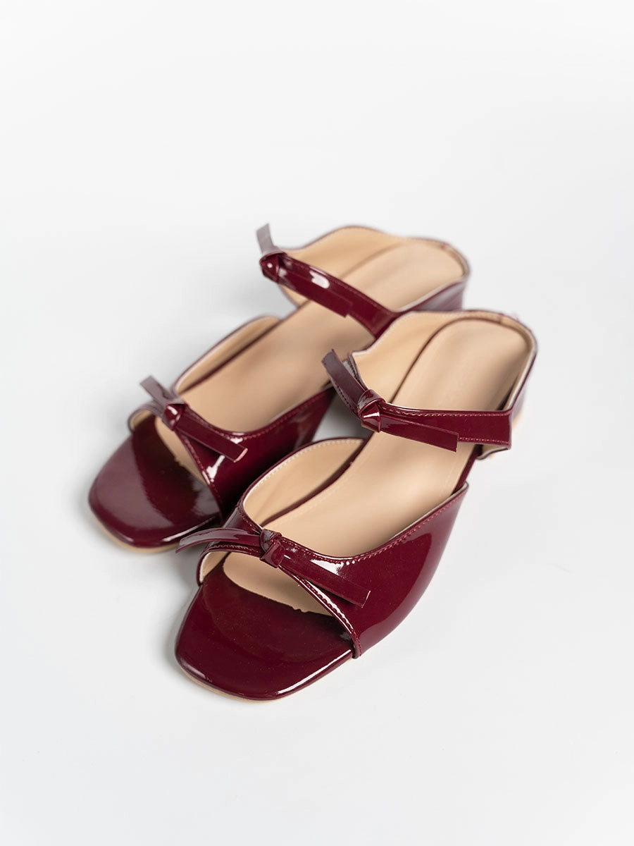 Ribbon Sandal Mules