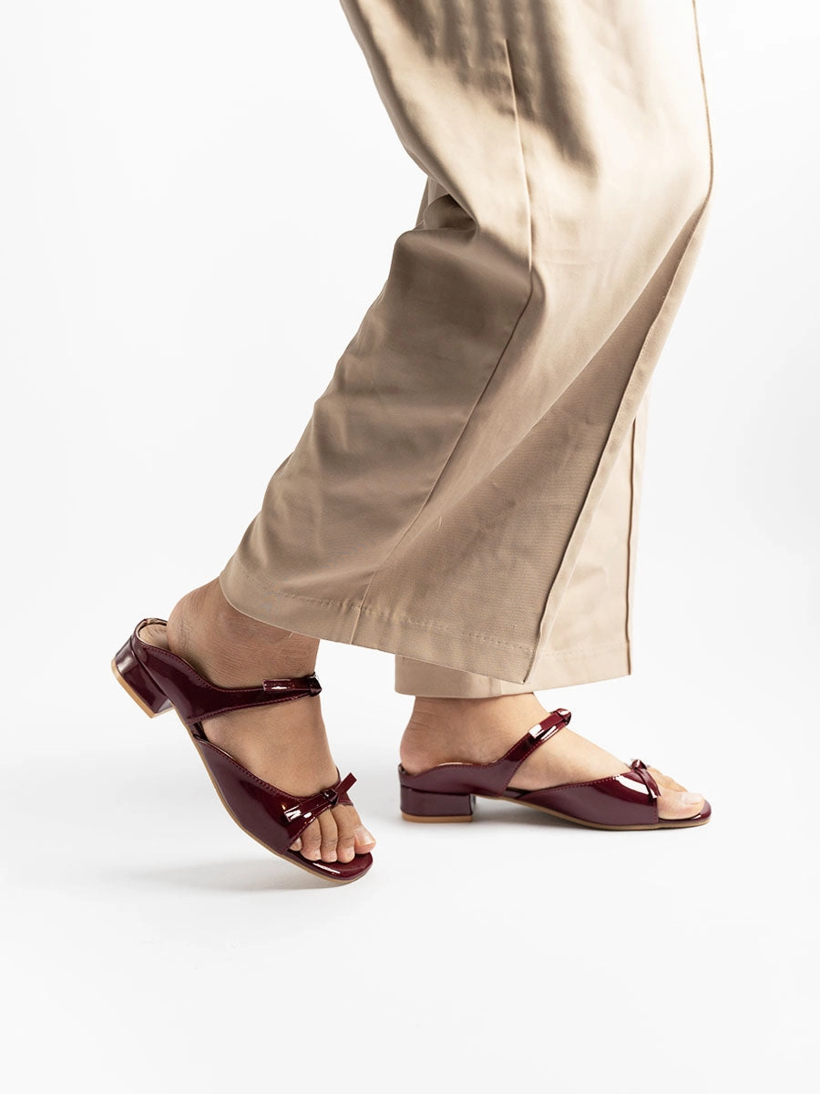 Ribbon Sandal Mules