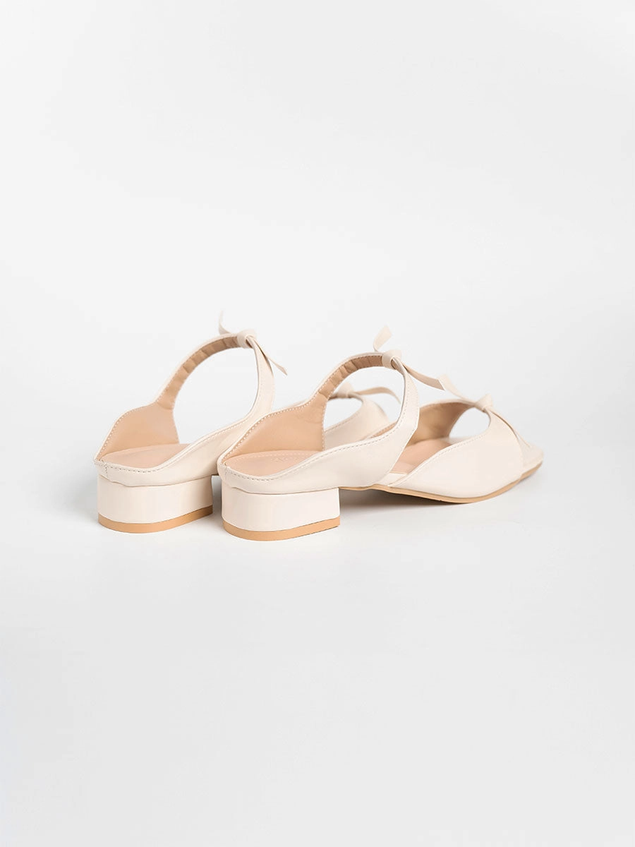 Ribbon Sandal Mules