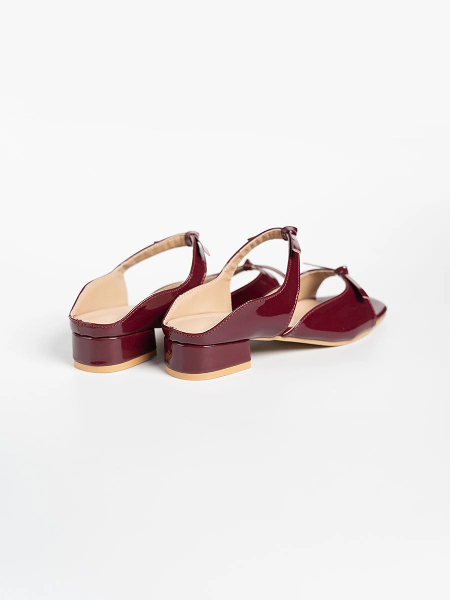 Ribbon Sandal Mules