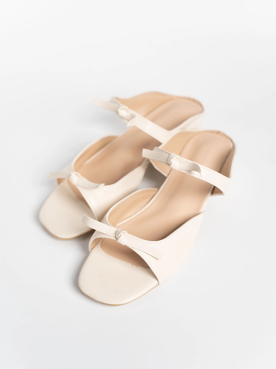 Ribbon Sandal Mules