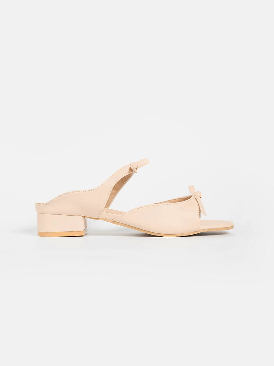 Ribbon Sandal Mules