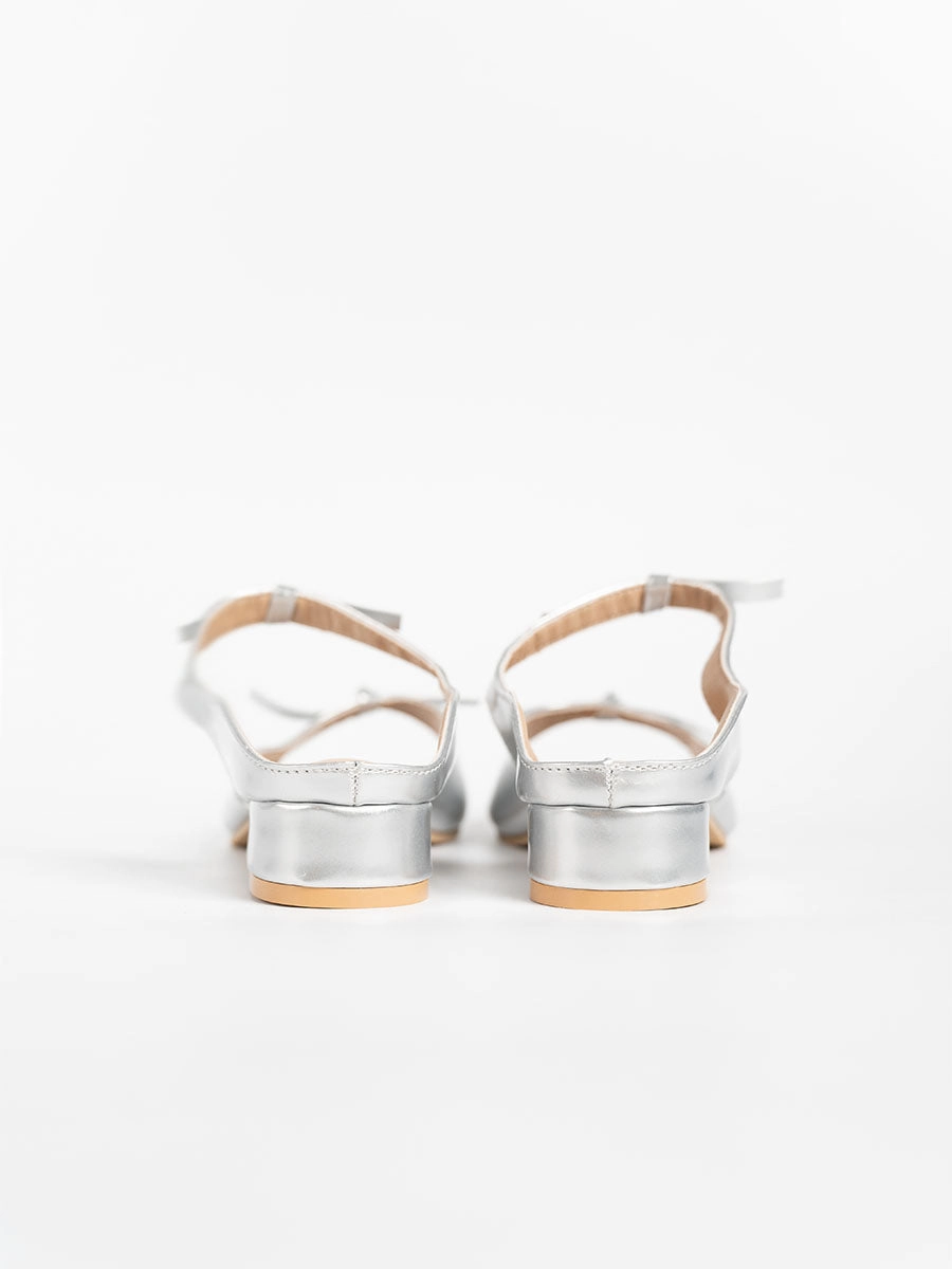 Ribbon Sandal Mules