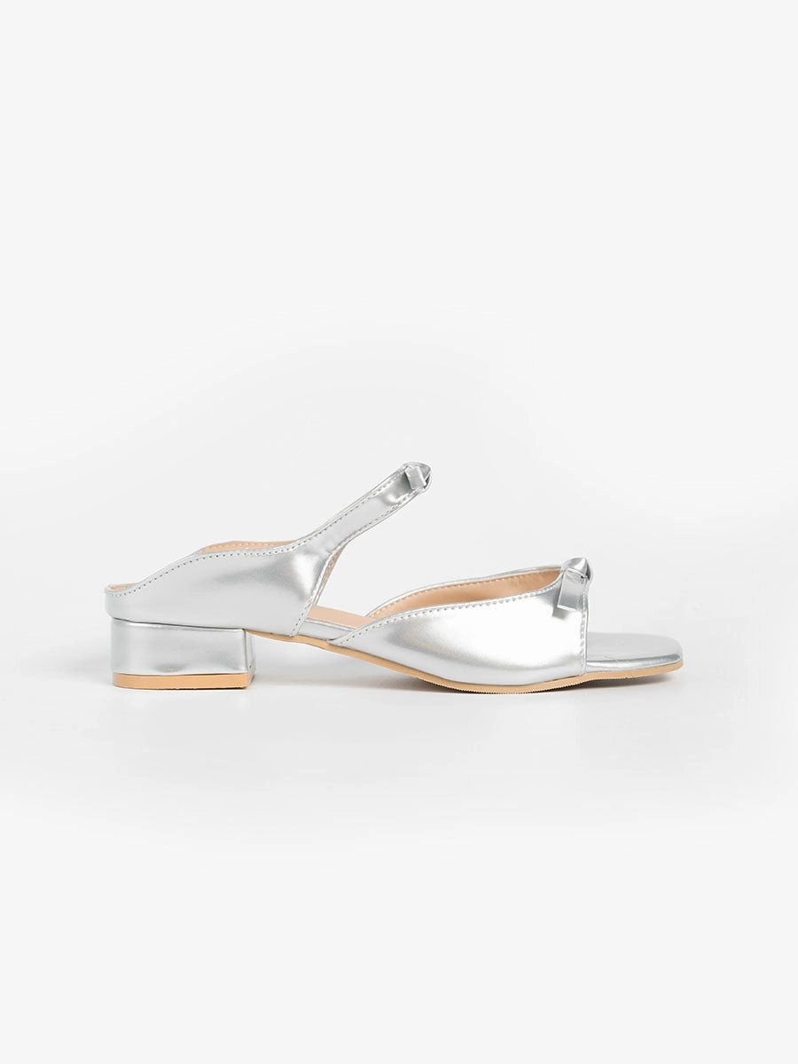 Ribbon Sandal Mules