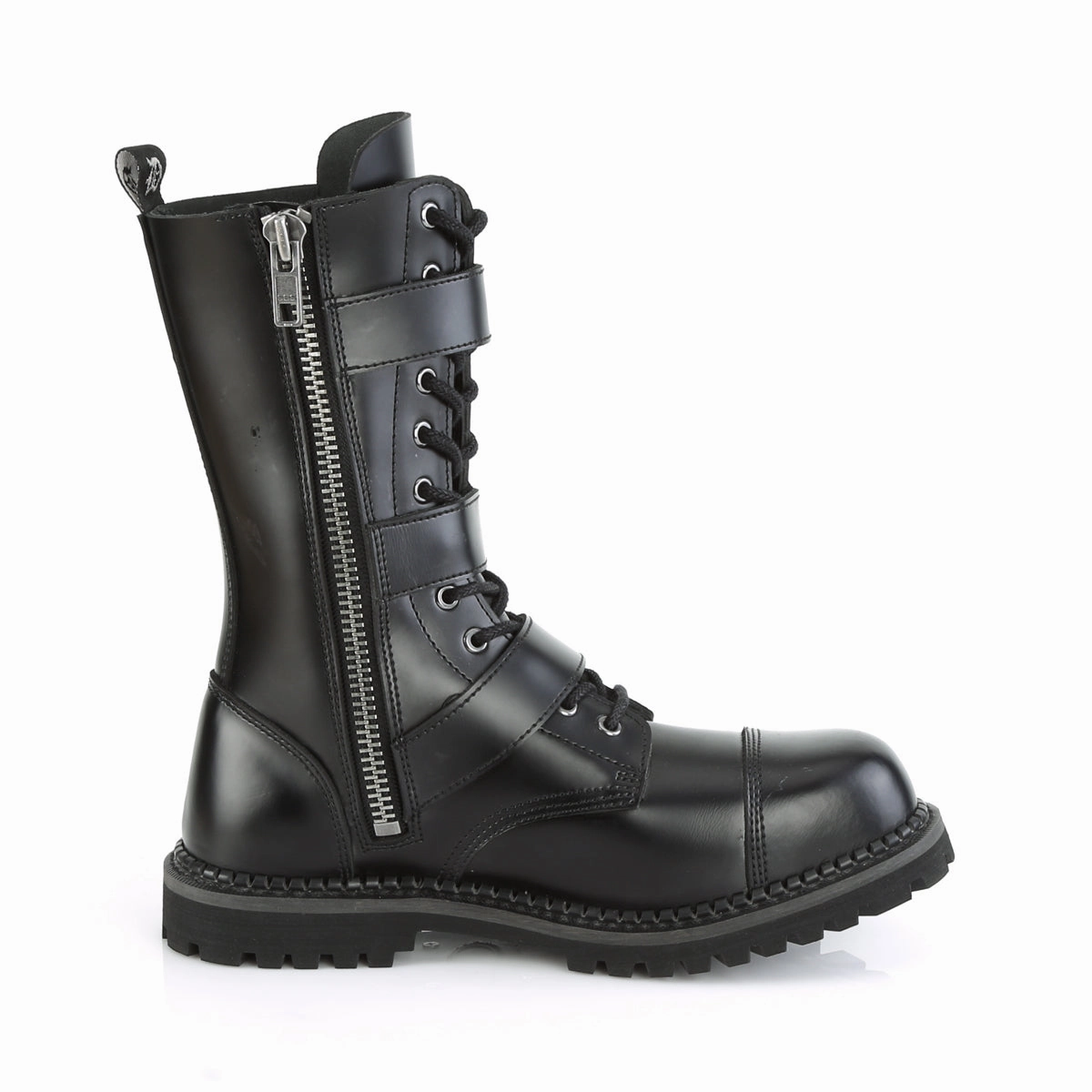 RIOT-12BK  Black Leather