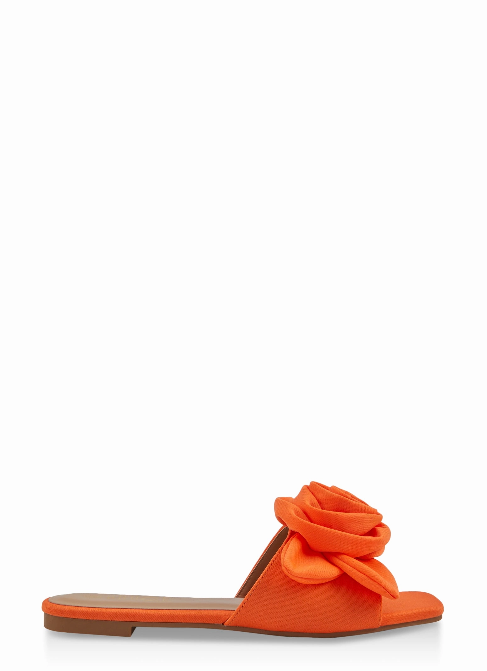 Rose Band Square Toe Sandals