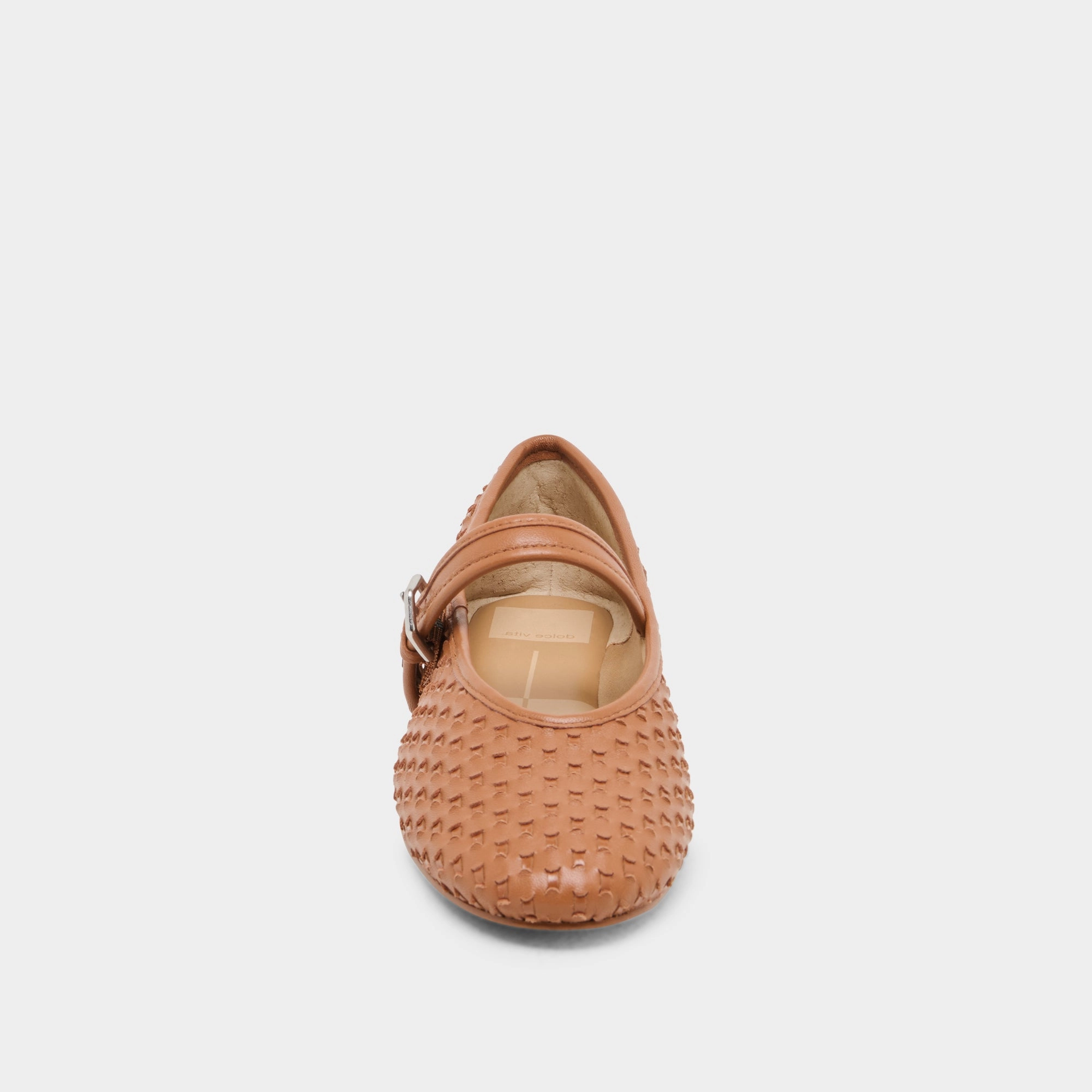 ROSLYN WOVEN BALLET FLATS SADDLE WOVEN LEATHER
